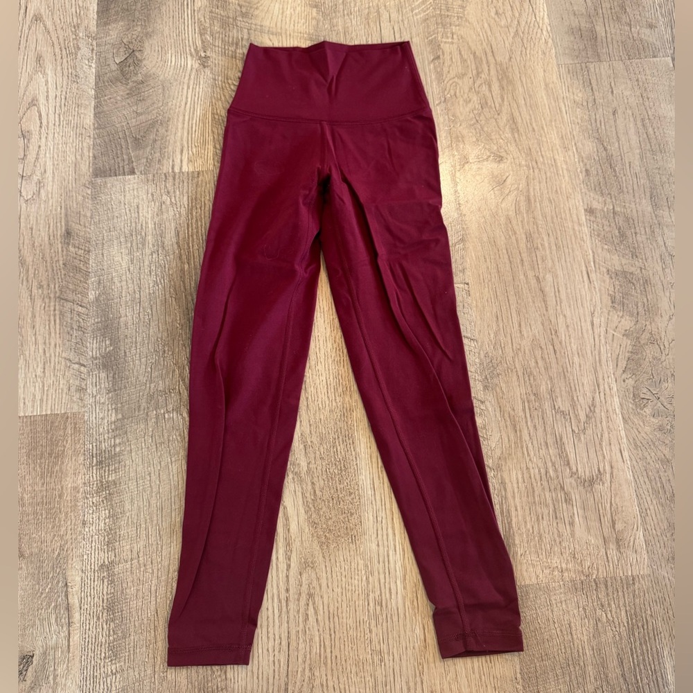Burgundy Aerie Leggings Chill Play Move Size XS
